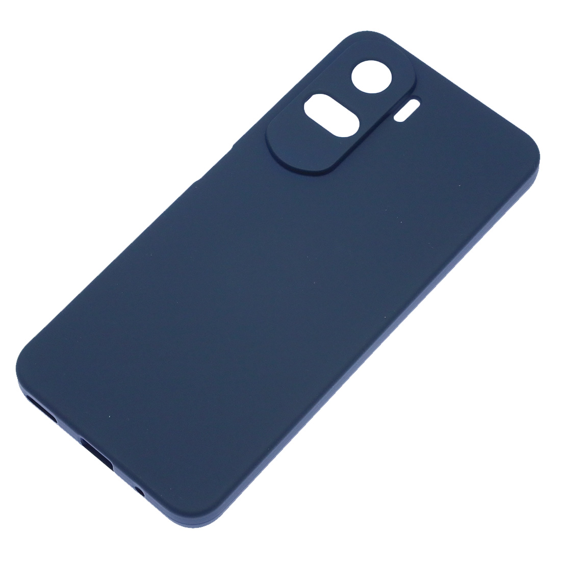 Чехол накладка Silicon Cover для Honor 90 Lite, защита камеры, силикон, бархат, цвет темно синий