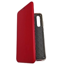 Чехол книжка для HUAWEI P20 Pro, P20 Plus, экокожа, визитница, цвет красный