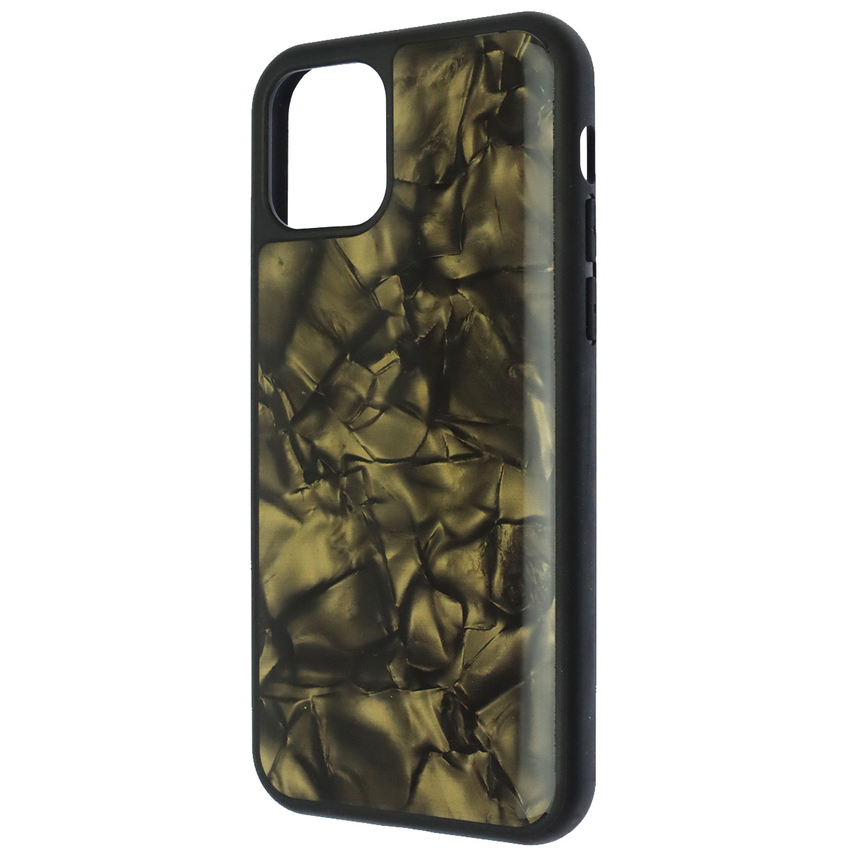 Чехол накладка K-DOO для APPLE iPhone 11 Pro, силикон, рисунок lava, цвет золотистый