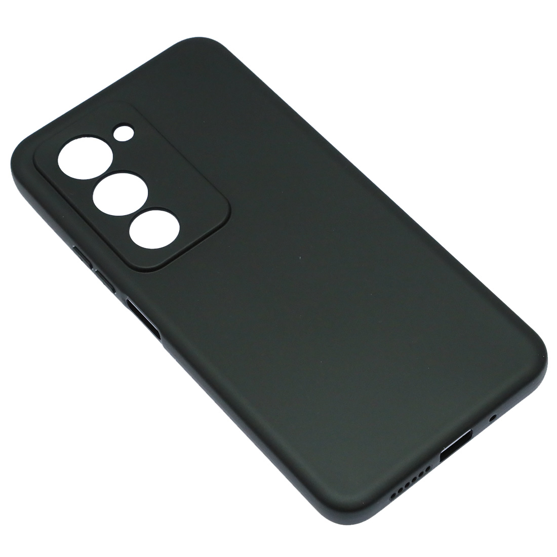 Чехол накладка для XIAOMI Redmi 15, защита камеры, силикон, цвет черный