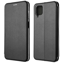 Чехол книжка STYLISH для SAMSUNG Galaxy A12 (SM-A125), M12 (SM-M127F), экокожа, визитница, цвет черный