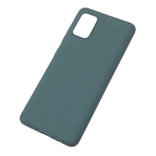 Чехол накладка SOFT TOUCH для SAMSUNG Galaxy A51 (SM-A515), силикон, цвет хвойный