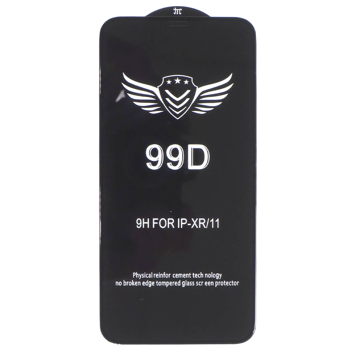 Защитное стекло 99D для APPLE iPhone 11, iPhone XR, цвет окантовки черный