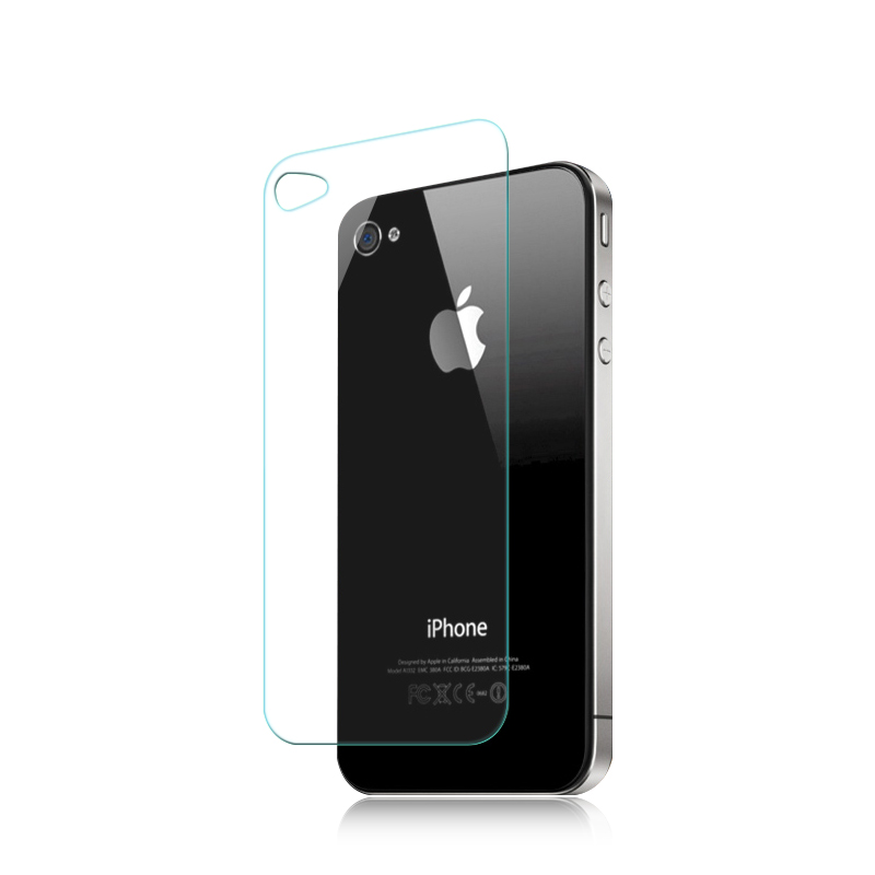 Защитное стекло "Pro Glass" Apple Iphone 4S (цвет=глянцевый (заднее)).