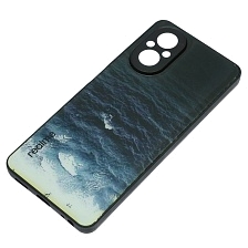 Чехол накладка для Realme C67 4G, защита камеры, пластик, силикон, рисунок Океан Чехол накладка для Realme C67 4G, защита камеры, пластик, силикон, рисунок Океан