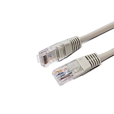 Патч-корд Filum FL-U5-C-10M U/UTP Cat 5e 26AWG (7x0.16 мм), длина 10 метров, чистая медь, PVC, цвет серый