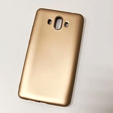 Чехол накладка J-Case для HUAWEI Mate 10, силикон, цвет золотистый