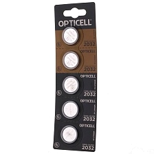 Батарейка OPTICELL CR2032 BL5 Lithium 3V Батарейка OPTICELL CR2032 BL5 Lithium 3V