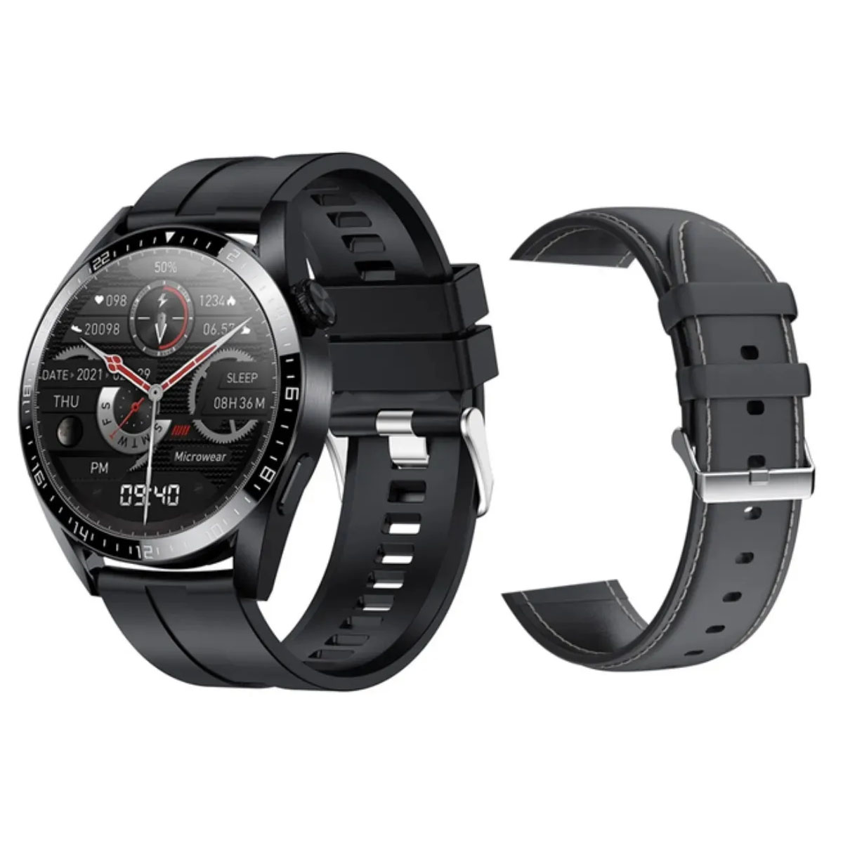 Смарт часы Smart Watch , NFC, 46 мм, цвет черный