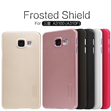 Чехол накладка Nillkin для SAMSUNG Galaxy A3 2016 (SM-A310), пластик, цвет черный.