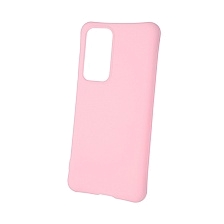 Чехол накладка SLIM MATTE для HUAWEI P40 (ANA-NX9), силикон, матовый, цвет розовый.