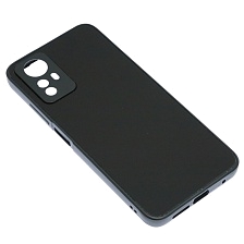 Чехол накладка для XIAOMI Redmi Note 12S, защита камеры, силикон, пластик, цвет черный Чехол накладка для XIAOMI Redmi Note 12S, защита камеры, силикон, пластик, цвет черный