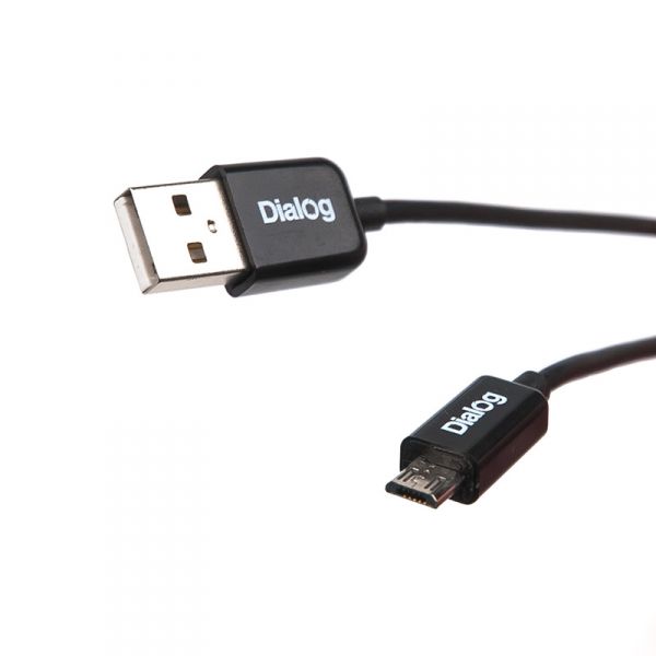 Кабель USB Am/microB 5P (0.80 м) "Dialog", рулетка (HC-A5608).