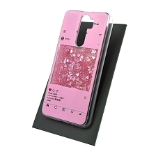Чехол накладка TransFusion для XIAOMI Redmi Note 8 Pro, силикон, переливашка, рисунок Lovely Instagram.