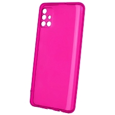 Чехол накладка Clear Case для SAMSUNG Galaxy A51 (SM-A515), M40S (SM-A3050), силикон 1.5 мм, защита камеры, цвет фуксия Чехол накладка Clear Case для SAMSUNG Galaxy A51 (SM-A515), M40S (SM-A3050), силикон 1.5 мм, защита камеры, цвет фуксия