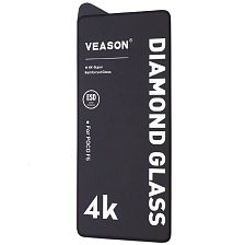 Защитное стекло VEASON DIAMOND GLASS для XIAOMI POCO F5, цвет окантовки черный