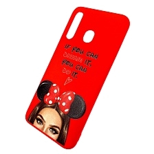 Чехол накладка для SAMSUNG Galaxy A30 2019 (SM-A305), силикон, рисунок if you can DREAM IT, YOU CAM.