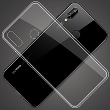 Чехол-накладка New Color для HUAWEI P20 Lite 2018 / Nova 3E 2018 (ANE-LX1), силиконовая 1.0 mm, прозрачная.