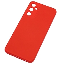 Чехол накладка Silicon Cover для SAMSUNG Galaxy A05s, защита камеры, силикон, бархат, цвет красный