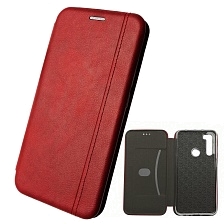 Чехол книжка VINTAGE LiNE для XIAOMI Redmi Note 8, экокожа, визитница, цвет красный. Чехол книжка VINTAGE LiNE для XIAOMI Redmi Note 8, экокожа, визитница, цвет красный.