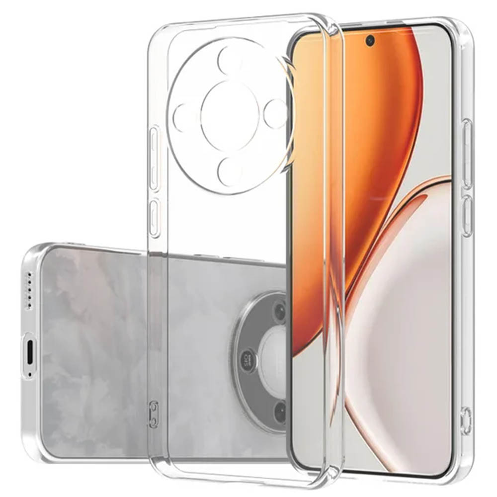Чехол накладка для HONOR X9d, защита камеры, силикон, прозрачный