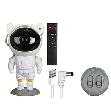 Проектор звездного неба в форме астронавта, цвет белый