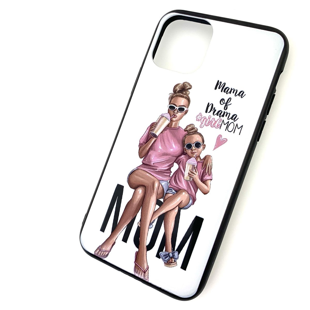 Чехол накладка для APPLE iPhone 11 Pro MAX 2019, силикон, рисунок Mama of Drama.