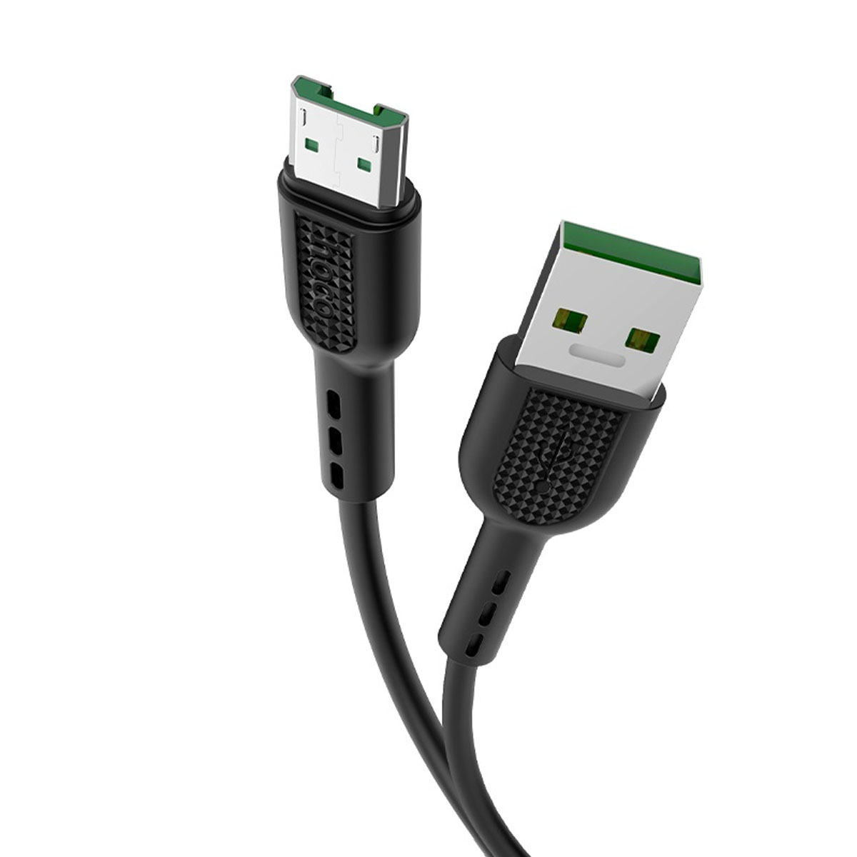 Кабель HOCO X33 Surge Micro USB 7 pin, 4А, VOOC, длина 1 метр, цвет черный