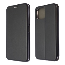 Чехол книжка STYLISH для XIAOMI MI 11 Lite, экокожа, визитница, цвет черный