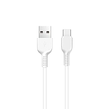 Кабель HOCO X20 Flash USB Type C, длина 3 метра, цвет белый