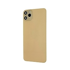 Защитная пленка на заднюю камеру для APPLE iPhone XS MAX обманка на Apple iPhone 11 Pro MAX, цвет золотистый.