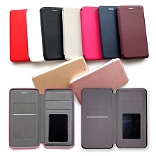 Чехол-книжка универсальная 5.5"-5.7" эко-кожа, цвет бордовый.