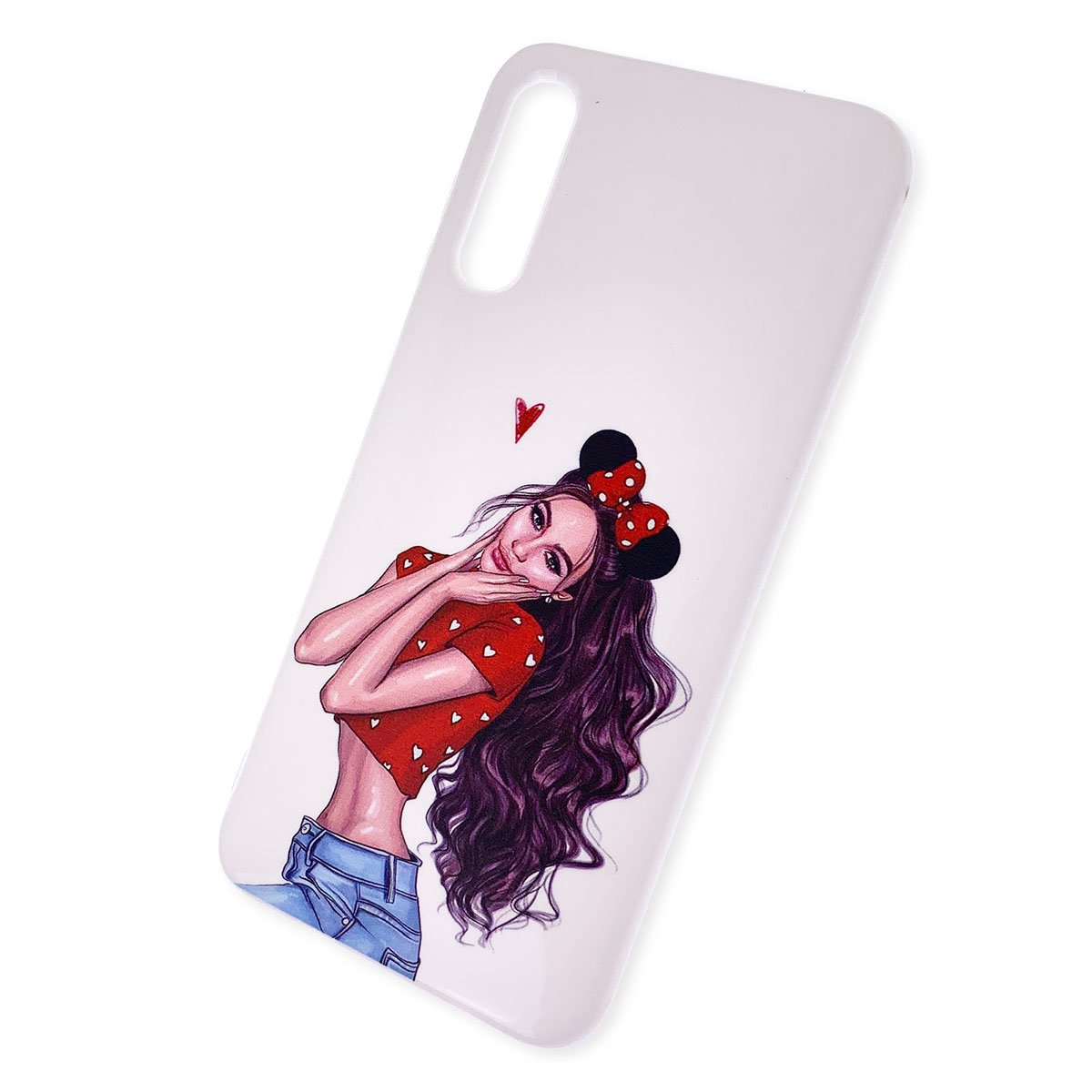 Чехол накладка для SAMSUNG Galaxy A50 (SM-A505), A30s (SM-A307), A50s (SM-A507), силикон, рисунок Девушка Маус. Чехол накладка для SAMSUNG Galaxy A50 (SM-A505), A30s (SM-A307), A50s (SM-A507), силикон, рисунок Девушка Маус.