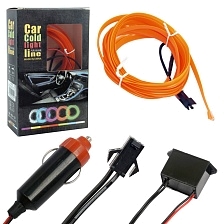 Гибкая неоновая лента CARLIVE NL3 для автомобиля, длина 3 метра, цвет оранжевый | Все по 150