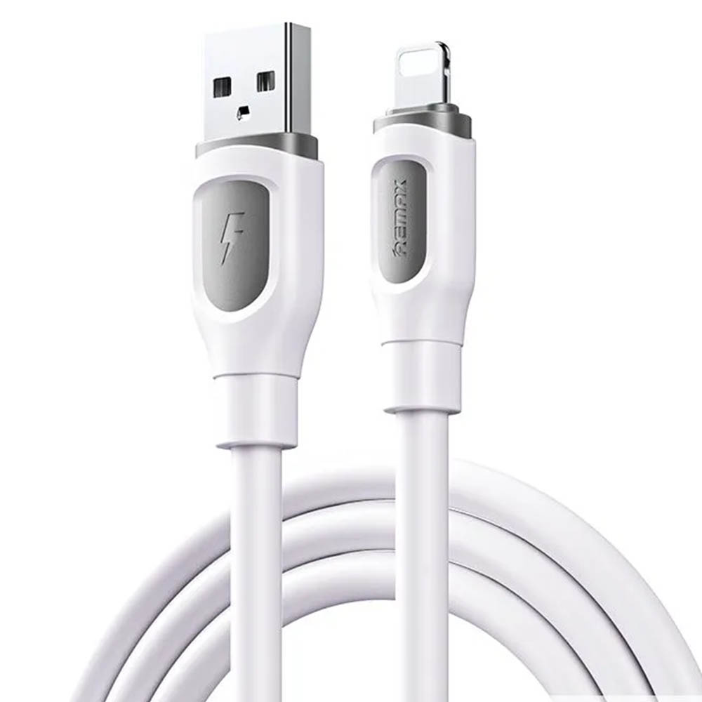 Кабель Remax RC-C113 Lightning 8 pin, 3A, длина 1 метр, цвет белый