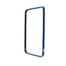 Бампер для APPLE iPhone 6, 6S, металл, цвет синий.