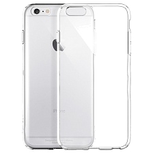 Чехол накладка TPU CASE для APPLE iPhone 6 Plus, 6S Plus, силикон, ультратонкий, цвет прозрачный.