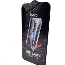 Защитное стекло HOCO G10 Anti-static для APPLE iPhone 13 Pro Max, iPhone 14 Plus, цвет окантовки черный