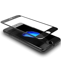 Защитное стекло 5D ANIF для APPLE iPhone 7 (4.7") кант чёрный DO THE BEST.