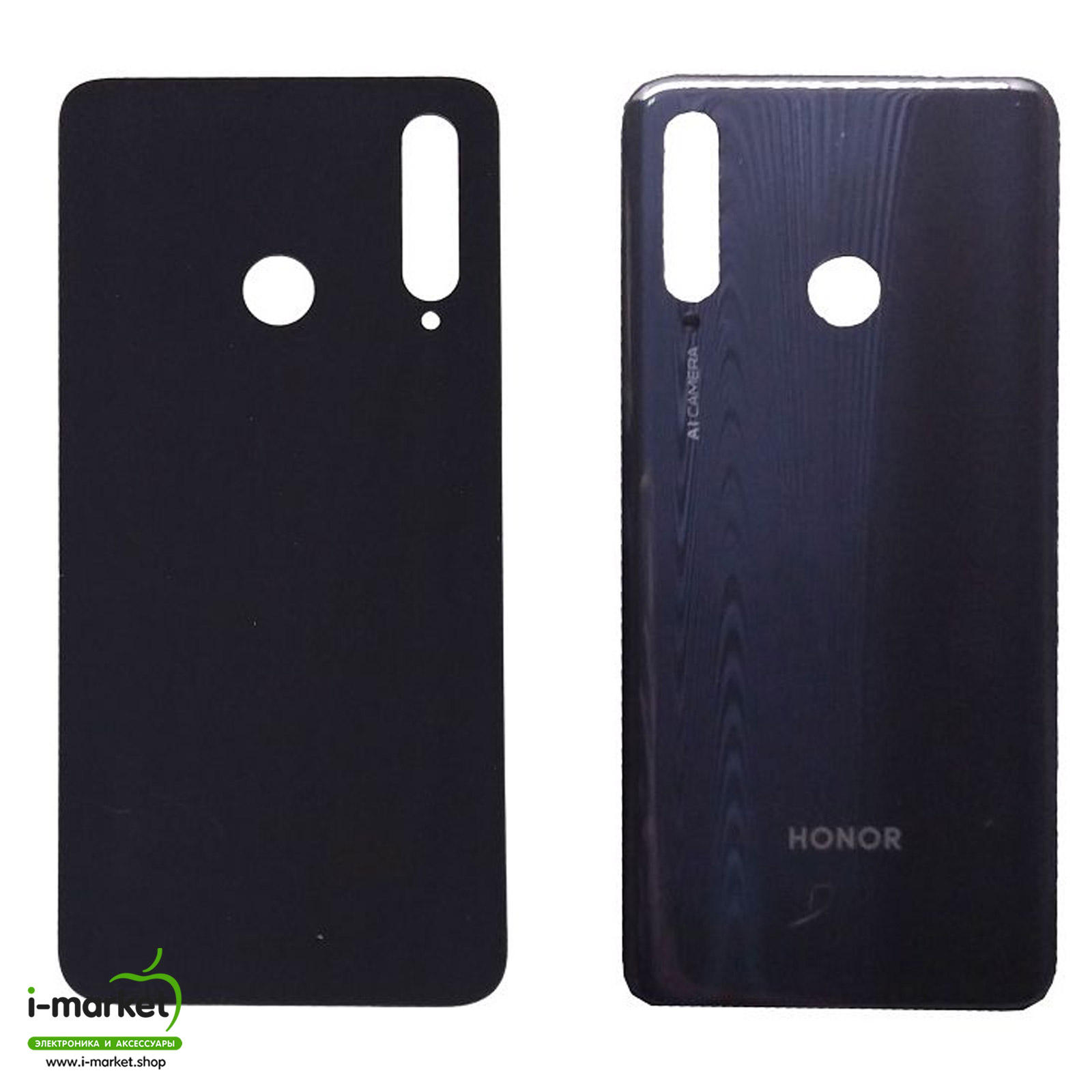 Крышка задняя для HUAWEI Honor 10i (HRY-LX1T), цвет черный.
