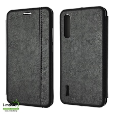 Чехол книжка VINTAGE LiNE для XIAOMI Mi A3, Mi CC9E, экокожа, визитница, цвет черный