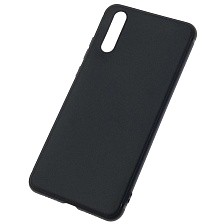 Чехол накладка для HUAWEI P20, силикон, матовый, цвет черный