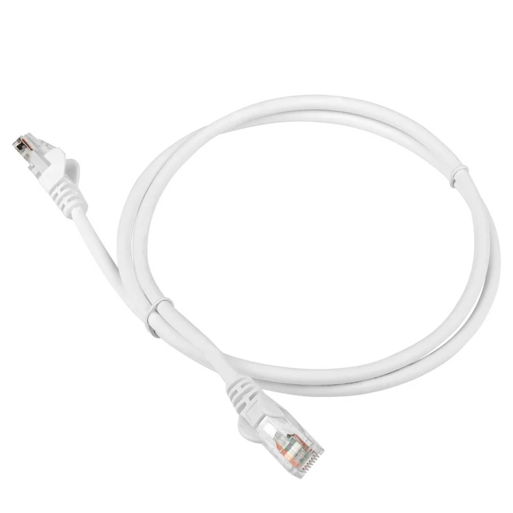 Патч-корд UTP 5e кат., длина 1 метр (PATCH-CORD RJ-45 1 M), цвет белый