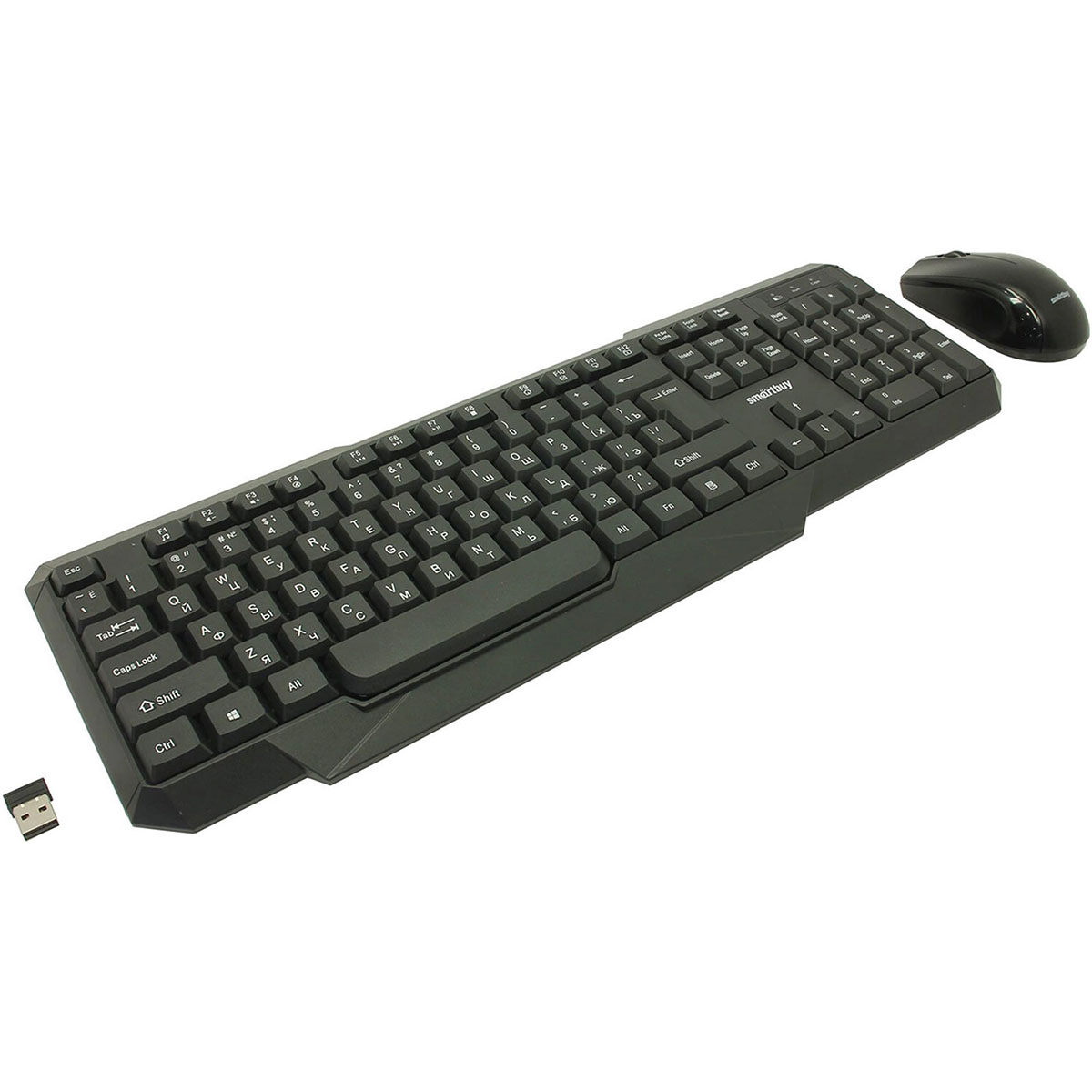 Комплект беспроводная мышь и клавиатура Smartbuy One 230346AG-K, цвет черный