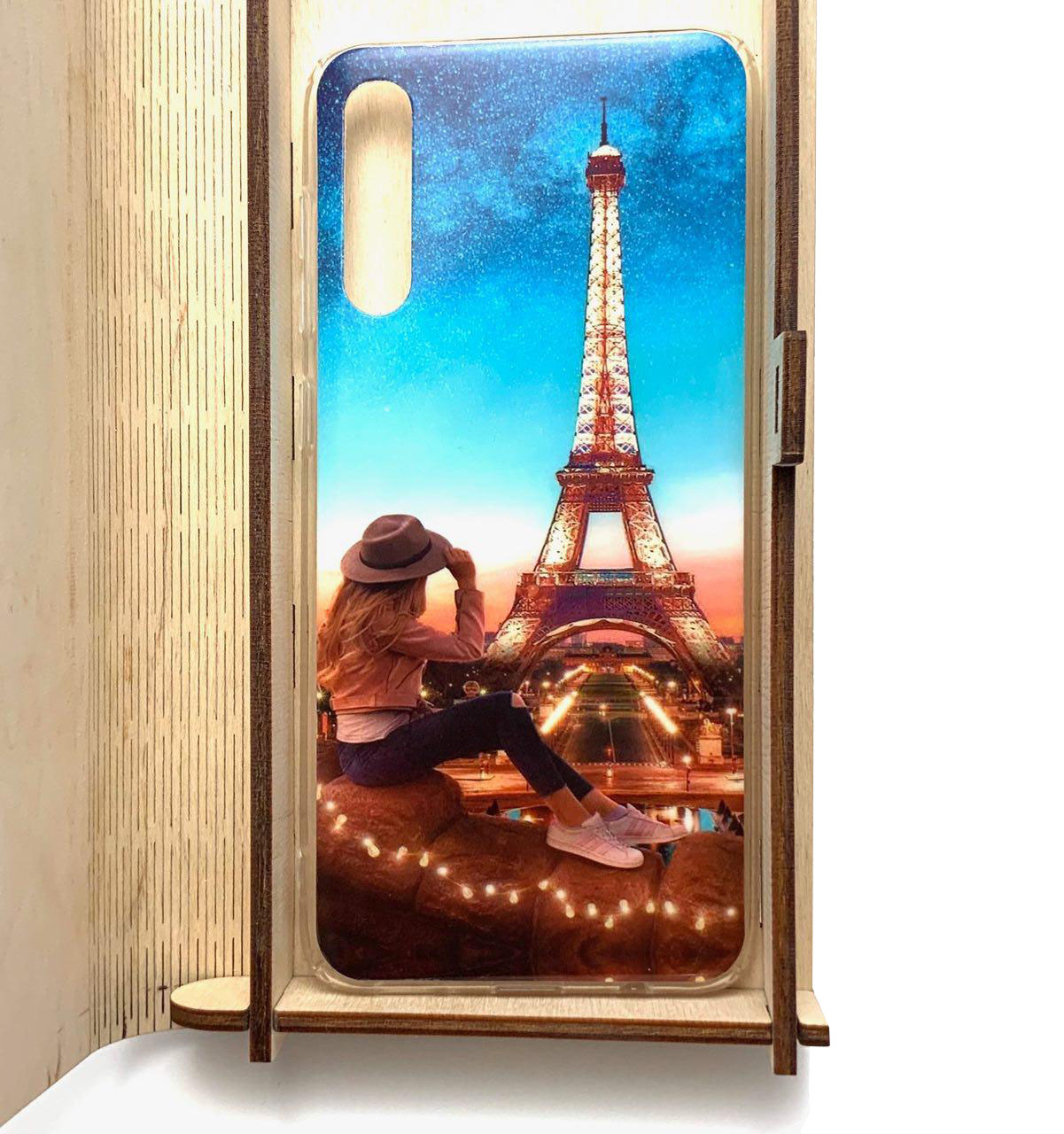 Чехол накладка для SAMSUNG Galaxy A50 (SM-A505), A30s (SM-A307), A50s (SM-A507), силикон, стекло, рисунок Париж Paris.