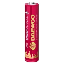 Батарейка DAEWOO ENERGY LR03 AAA BOX24 Alkaline 1.5V Батарейка DAEWOO ENERGY LR03 AAA BOX24 Alkaline 1.5V