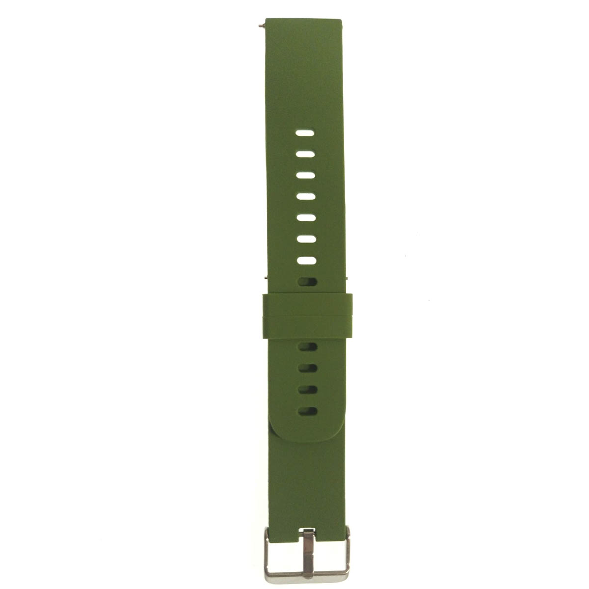 Ремешок для смарт часов универсальный 22 мм для SAMSUNG, XIAOMI, HUAWEI, силикон, цвет зеленый