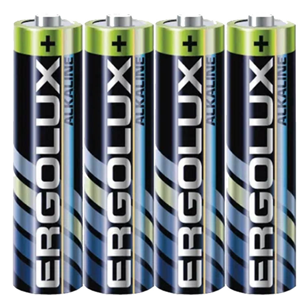 Батарейка ERGOLUX R03 AAA Shrink 4 Alkaline 1.5V
