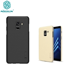 Чехол накладка Nillkin для SAMSUNG Galaxy A8 Plus (SM-A730F), пластик, цвет золотистый.