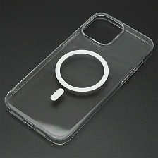 Чехол накладка KWI-NI с поддержкой MagSafe для APPLE iPhone 13 Pro Max, прозрачный